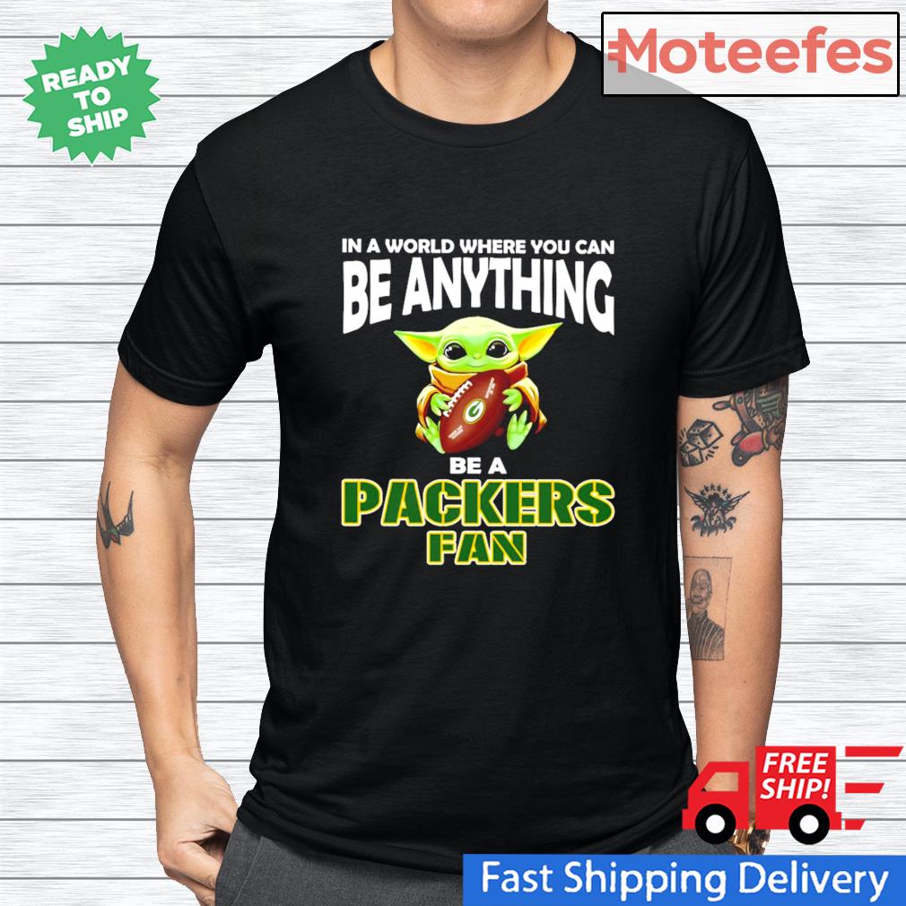 Green Bay Packers Baby Yoda Shirt