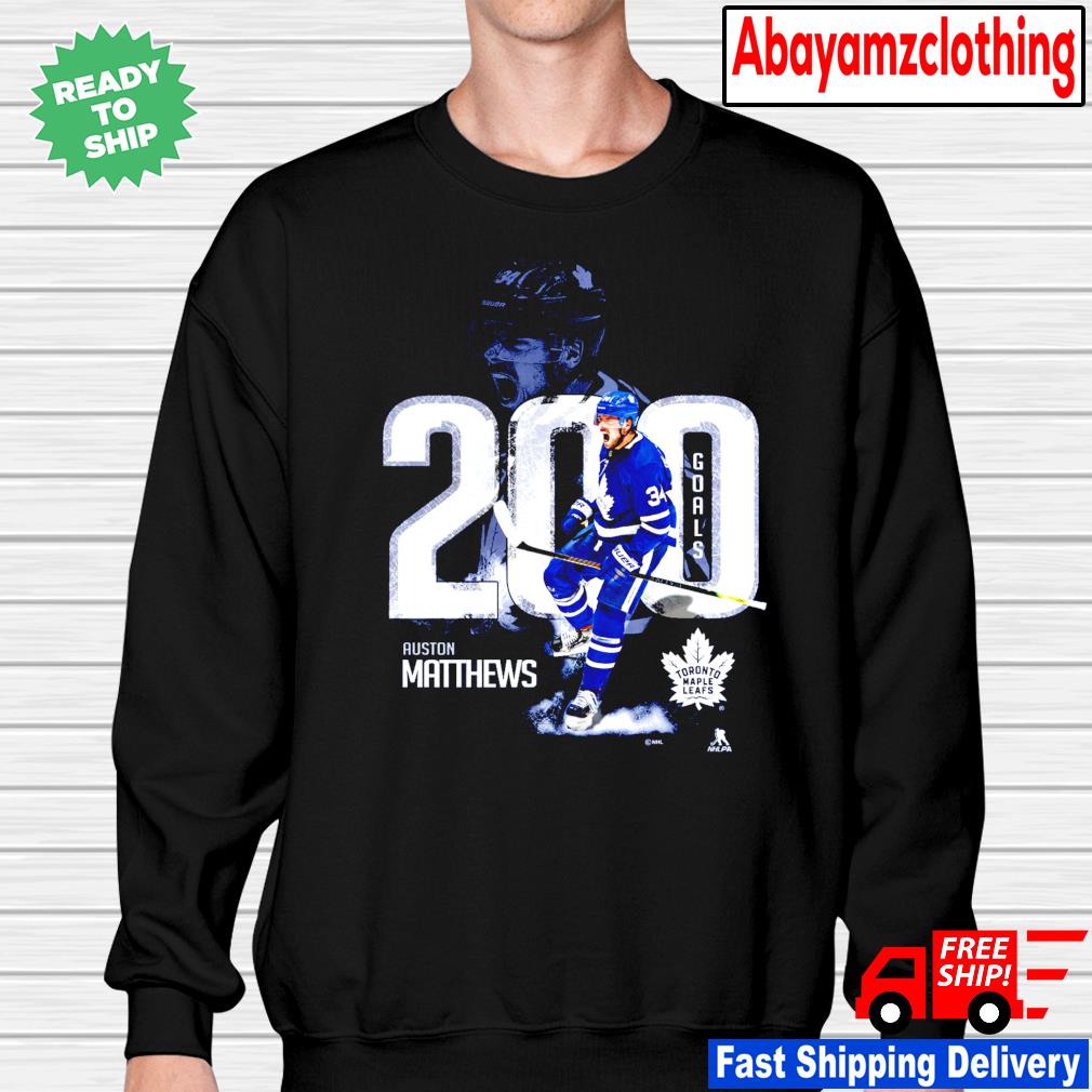 Auston Matthews Toronto Maple Leafs 200 goals shirt, hoodie