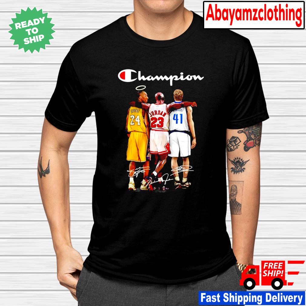 Buy Champion Kobe Bryant 8 24 shirt For Free Shipping CUSTOM XMAS
