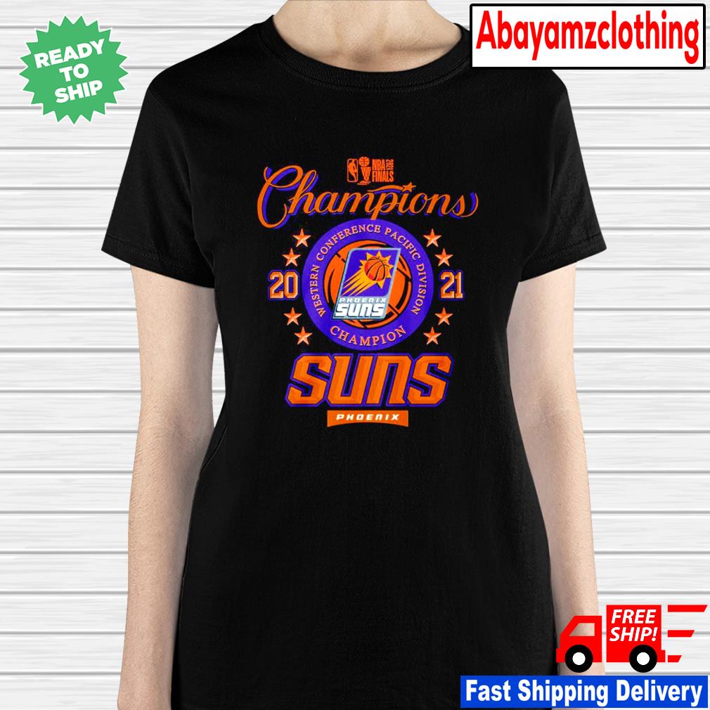 Phoenix Suns Champion 2021 western conference pacific division shirt,  hoodie, longsleeve tee, sweater