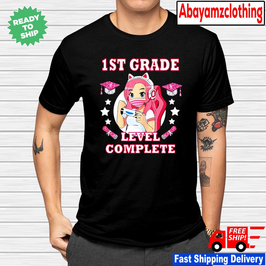 1st Grade Level Complete Shirt Hoodie Sweater Long Sleeve And Tank Top