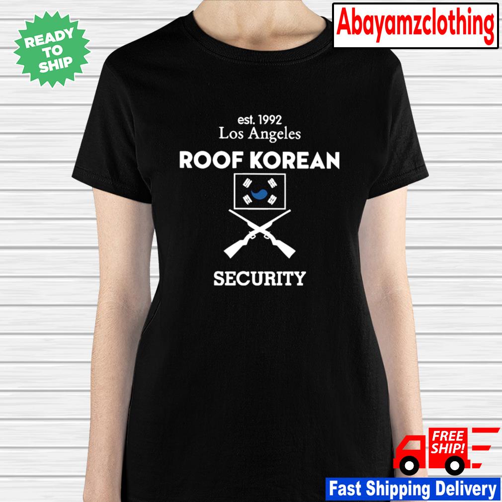 roof korean security shirt