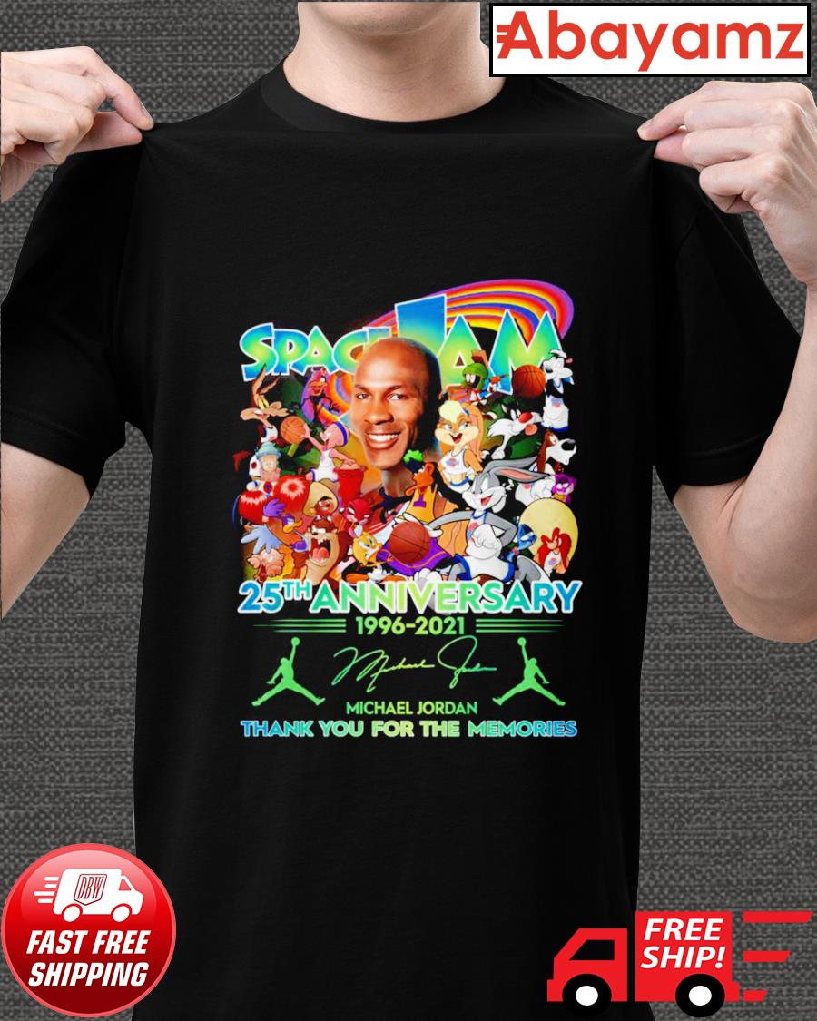 michael jordan space jam t shirt