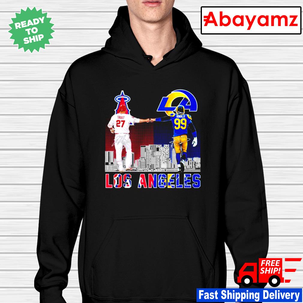 Los Angeles Aaron Donald and Mike Trout signatures shirt, hoodie, sweater,  long sleeve and tank top