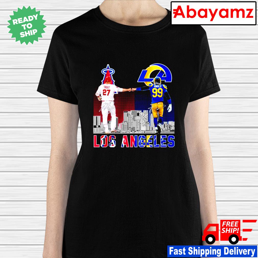 Los Angeles Aaron Donald and Mike Trout signatures shirt, hoodie, sweater,  long sleeve and tank top