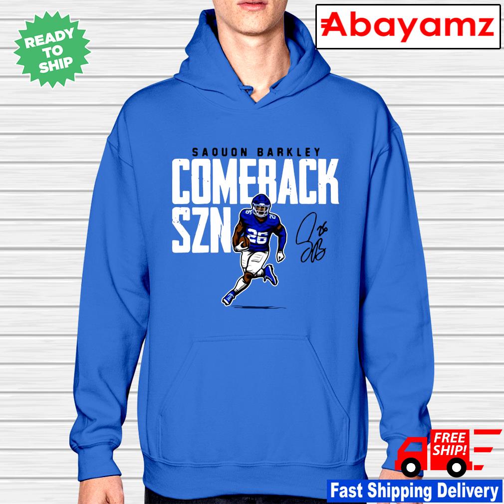 Saquon Barkley Comeback SZN shirt, hoodie, sweater, long sleeve