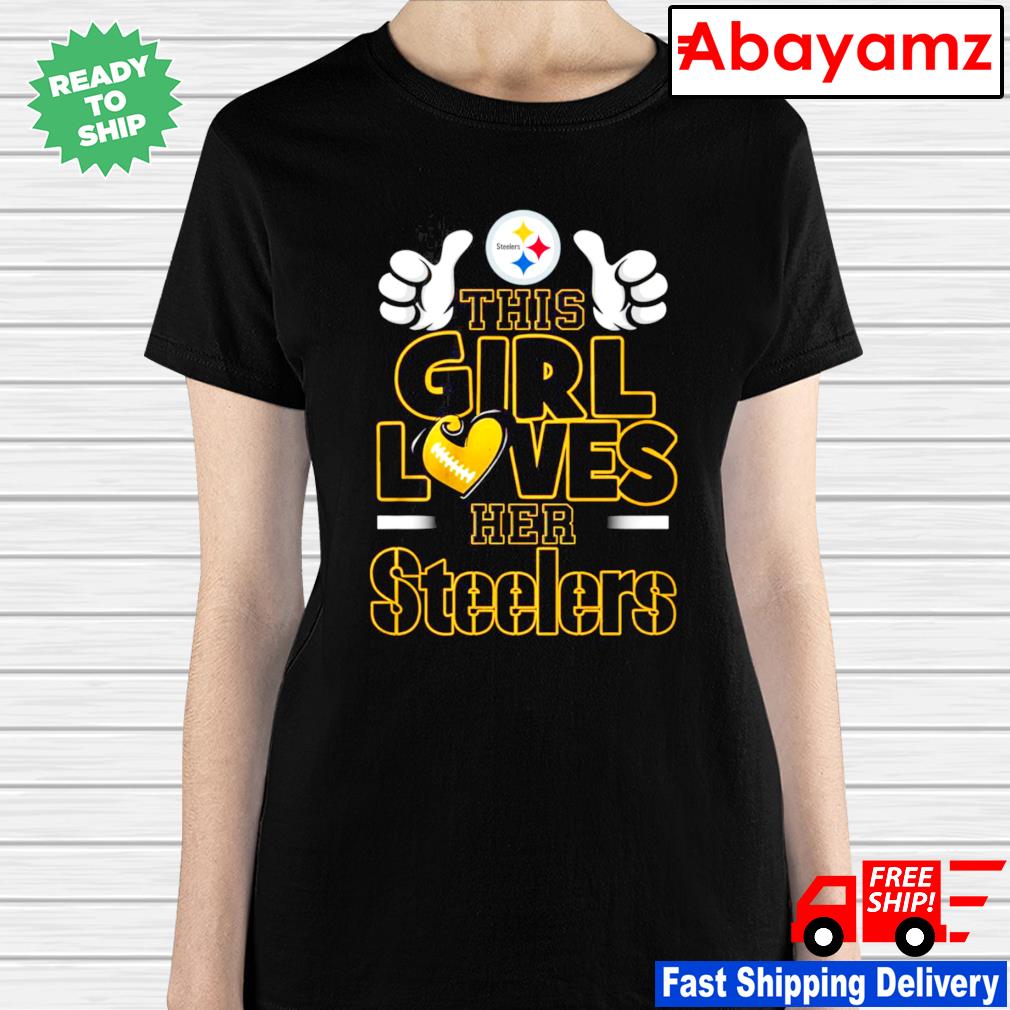 Official Black Girl Pittsburgh Steelers Girl Shirt - NVDTeeshirt