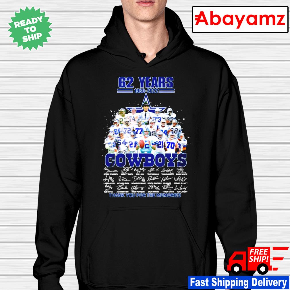 Official dallas Cowboys The Legends Thank You For The Memories T-Shirt,  hoodie, sweater, long sleeve and tank top