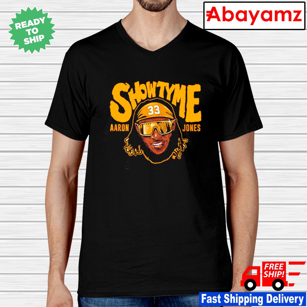 Aaron Jones Showtyme Glasses Shirt, hoodie, longsleeve, sweatshirt, v-neck  tee