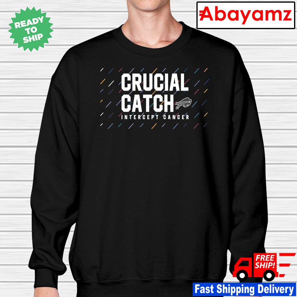 Buffalo bills 2021 crucial catch intercept cancer shirt, hoodie, longsleeve  tee, sweater