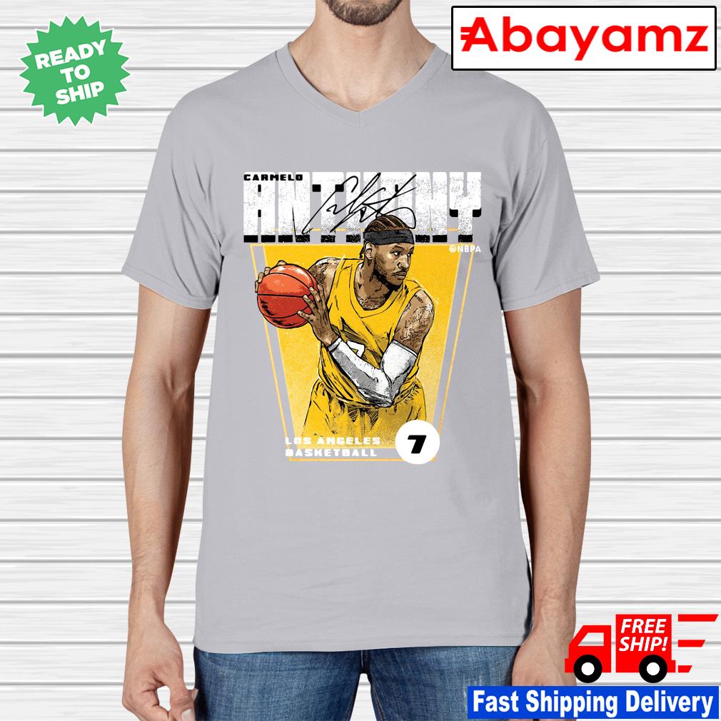 carmelo anthony lakers t shirt