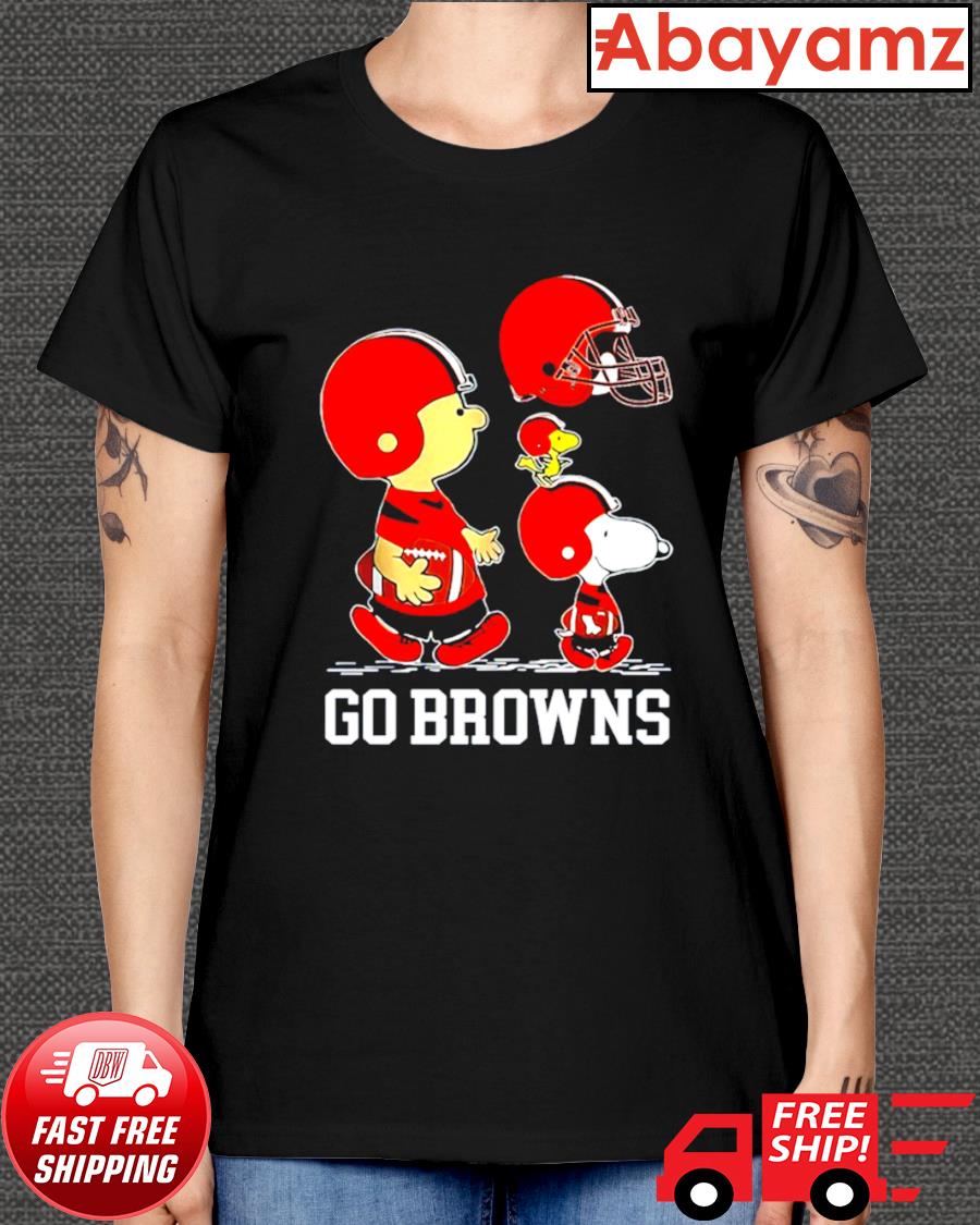 Cleveland Browns Peanuts Characters Go Browns shirt, hoodie, sweater, long  sleeve and tank top