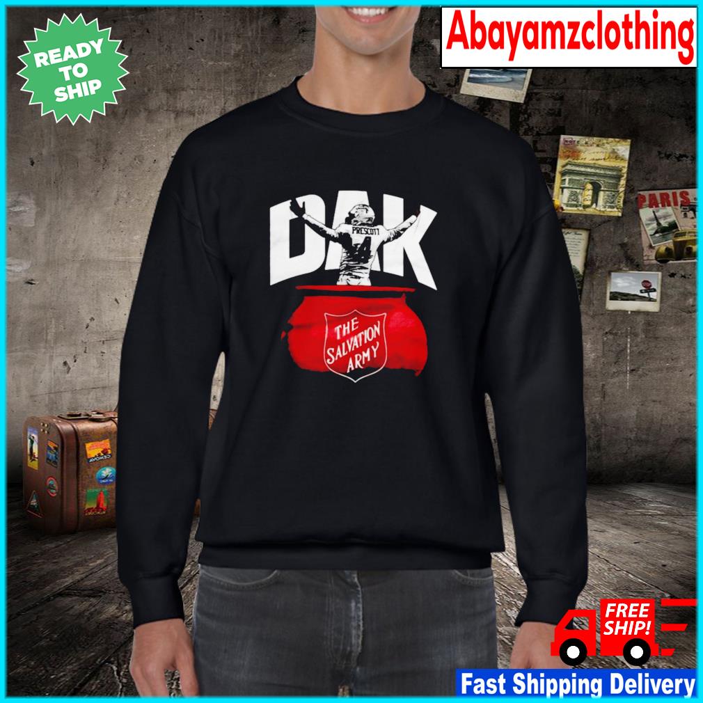 Dallas Cowboys dak prescott the salvation army shirt,Sweater