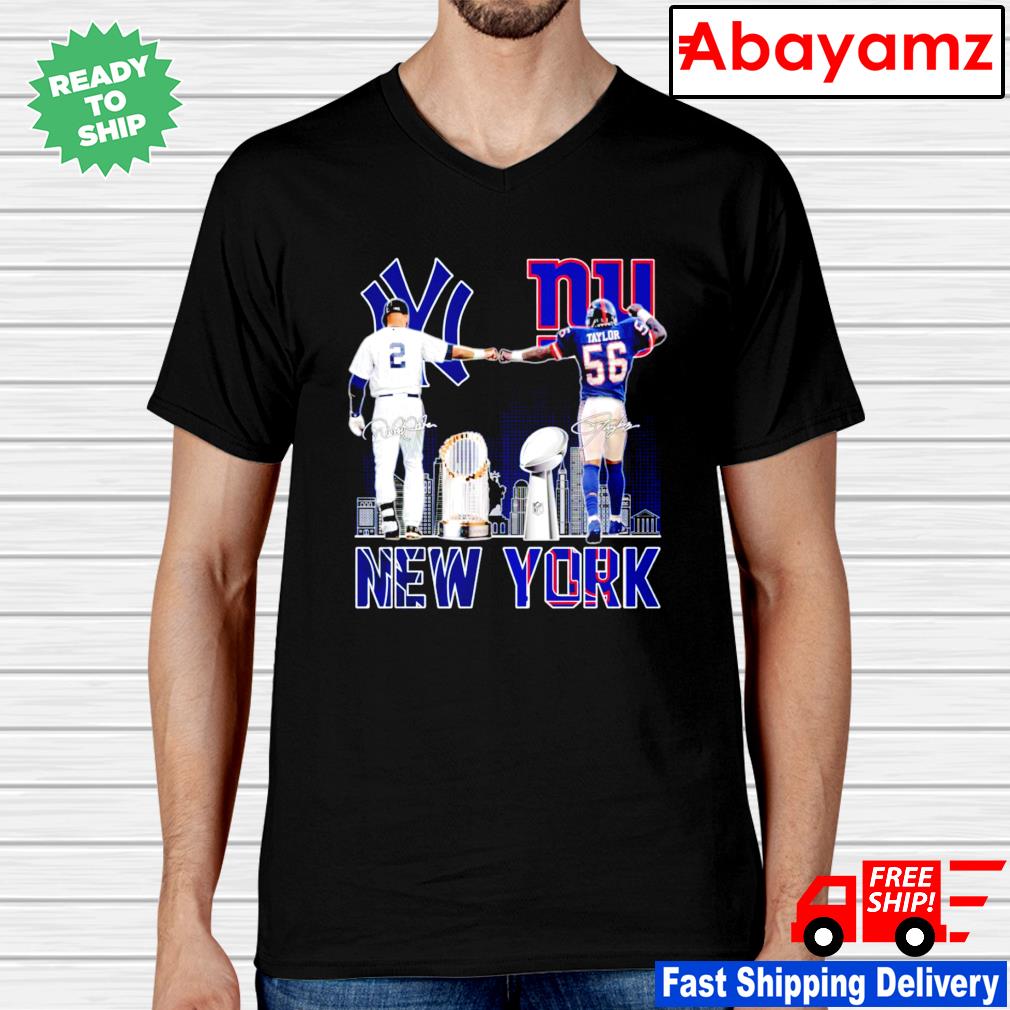 New York Giants And New York Yankees Superman T-Shirt - TeeNavi