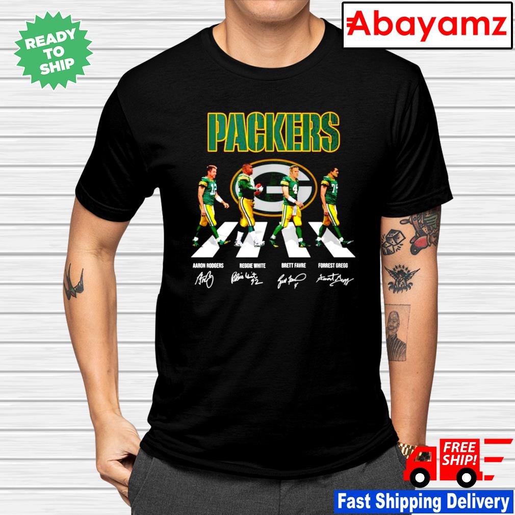 The Green Bay Packers Abbey Road signatures shirt, hoodie, sweater, long  sleeve and tank top