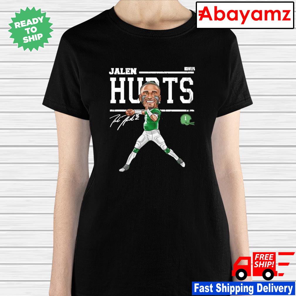 Philadelphia Eagles Jalen Hurts cartoon signature shirt, hoodie