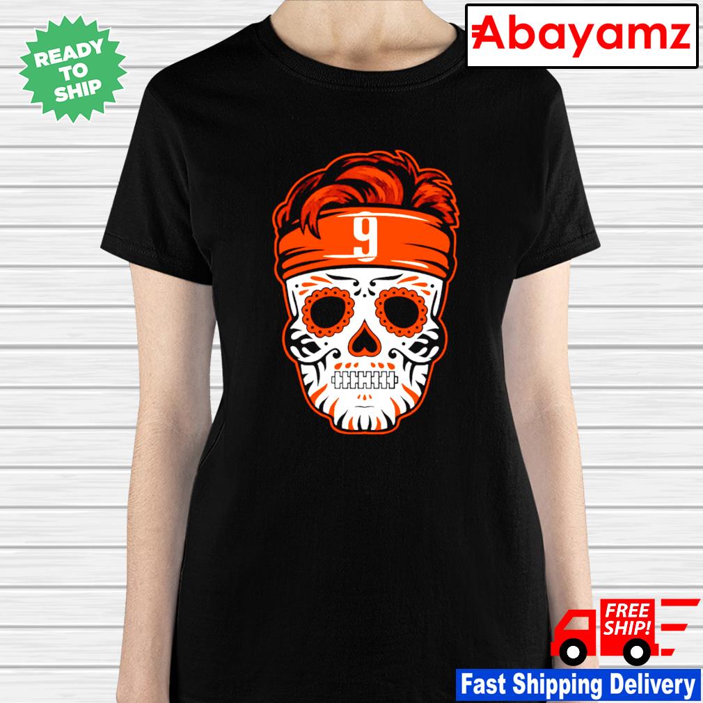 Joe Burrow sugar skull shirt, hoodie, sweater and unisex tee