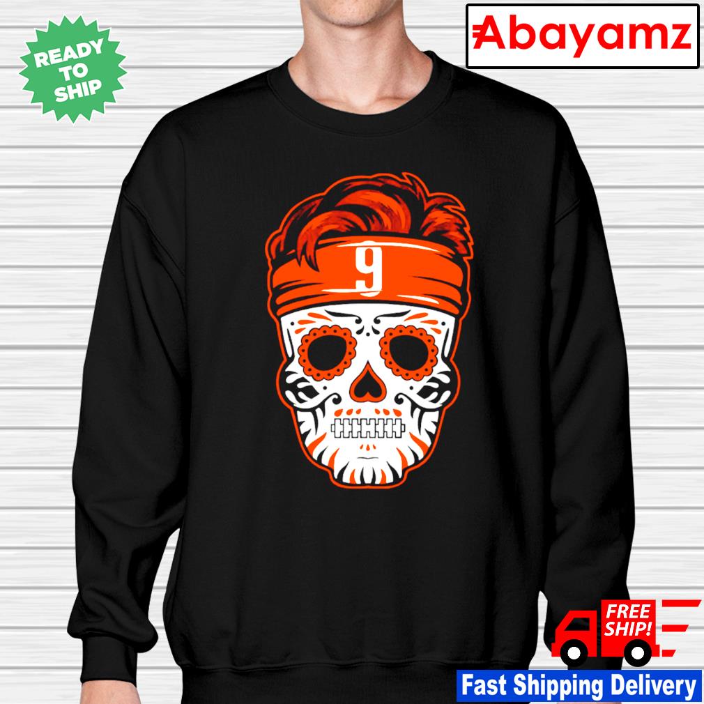 Joe burrow sugar skull shirt, hoodie, sweater and long sleeve