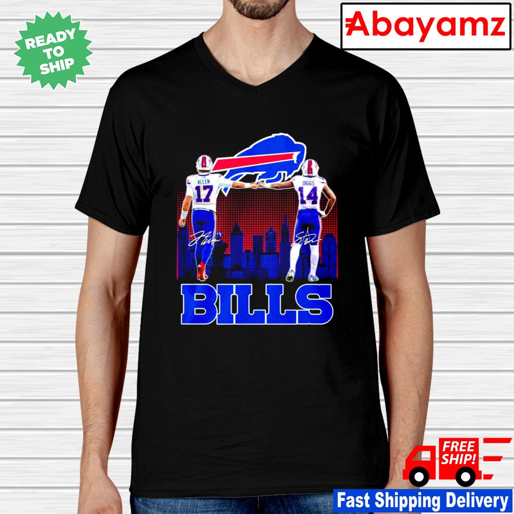 Josh Allen and Stefon Diggs Buffalo Bills signatures Shirt, hoodie