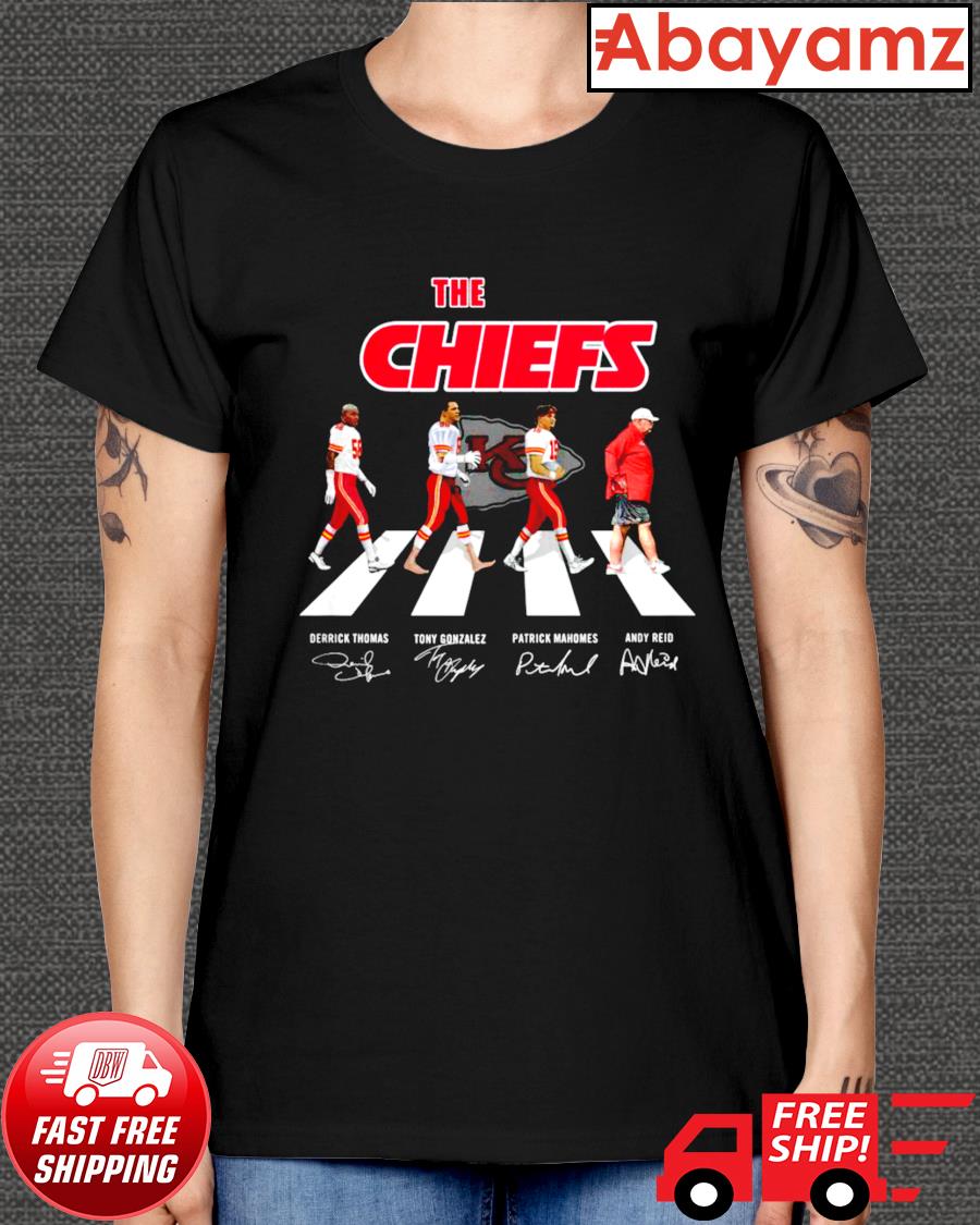 Kansas City Chiefs Abbey Road signatures shirt, hoodie, sweater, long  sleeve and tank top