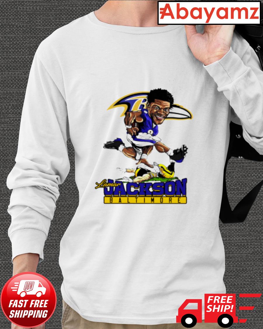 Lamar Jackson Baltimore Ravens NFL T-Shirt - Kingteeshop