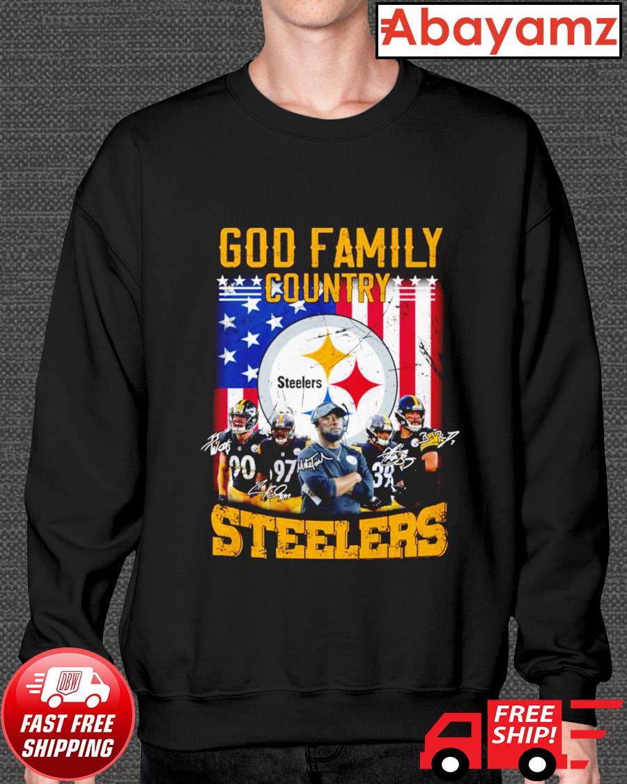 Funny God Family Steelers T Shirt T-Shirt – Teezou Store