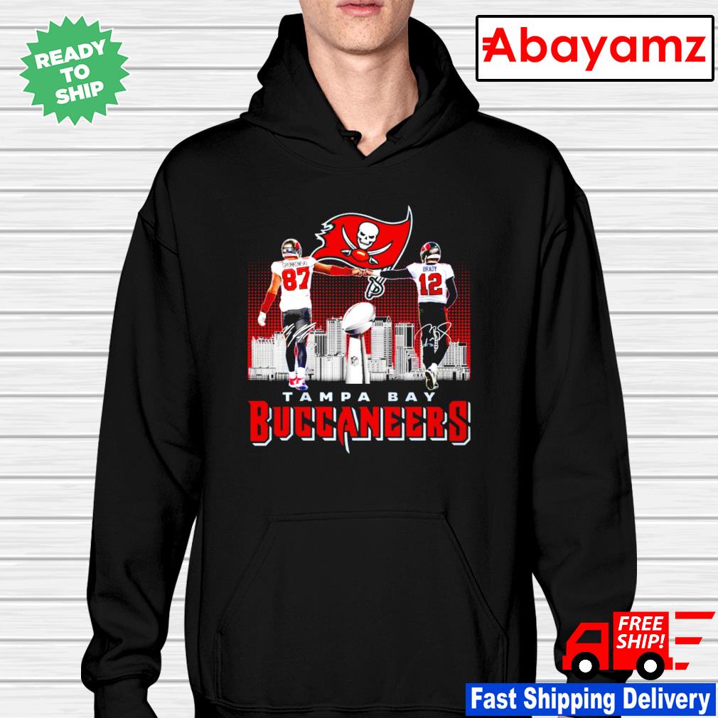 Official Rob gronkowski and tom brady tampa bay buccaneers signature shirt,  hoodie, sweater, long sleeve and tank top