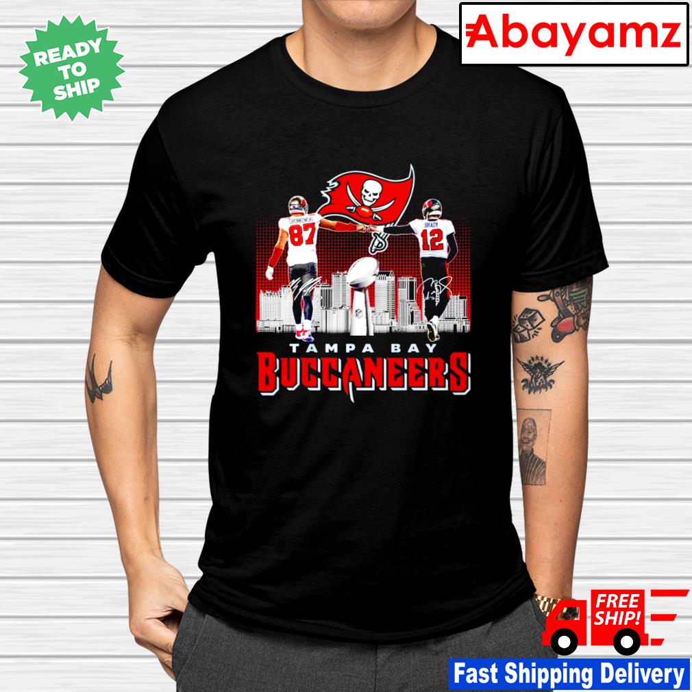 Official Rob gronkowski and tom brady tampa bay buccaneers signature shirt,  hoodie, sweater, long sleeve and tank top