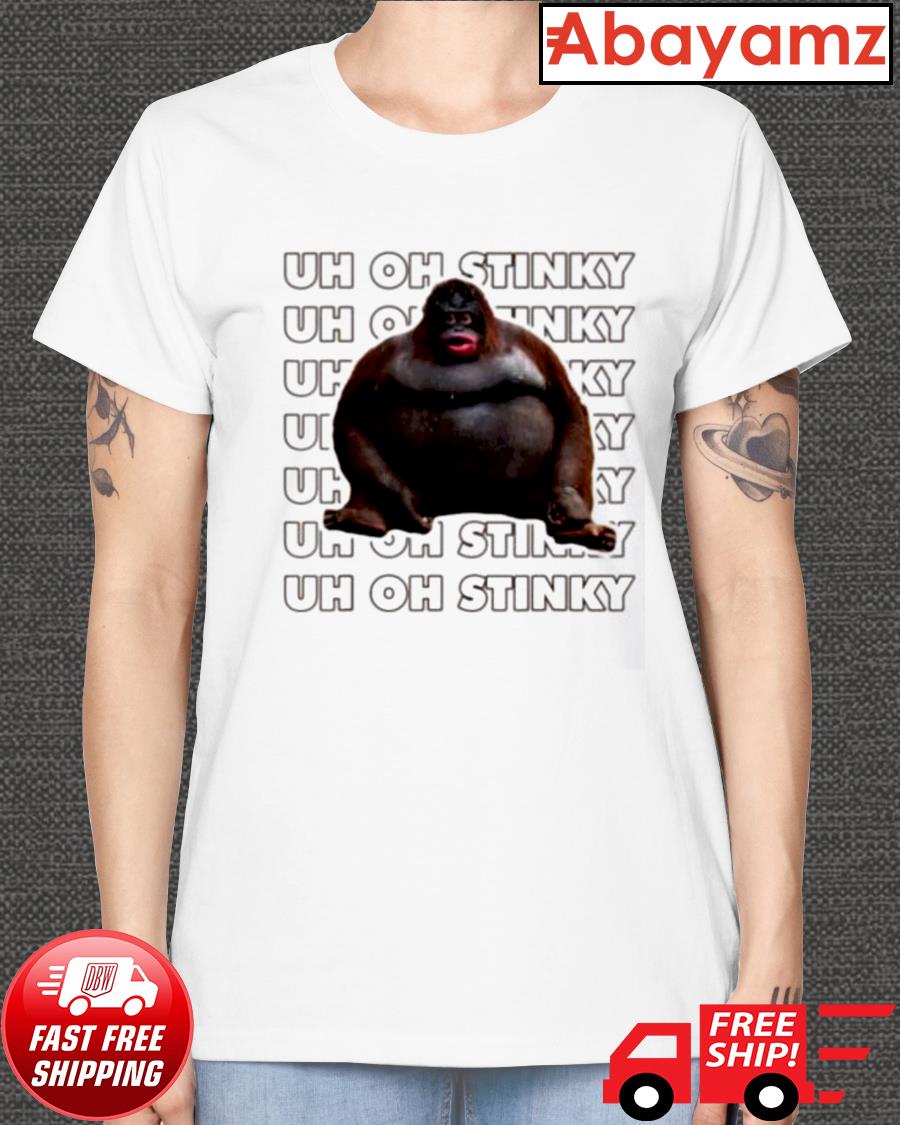 Uh Oh Stinky Poop Meme Funny Monkey Sweatshirt