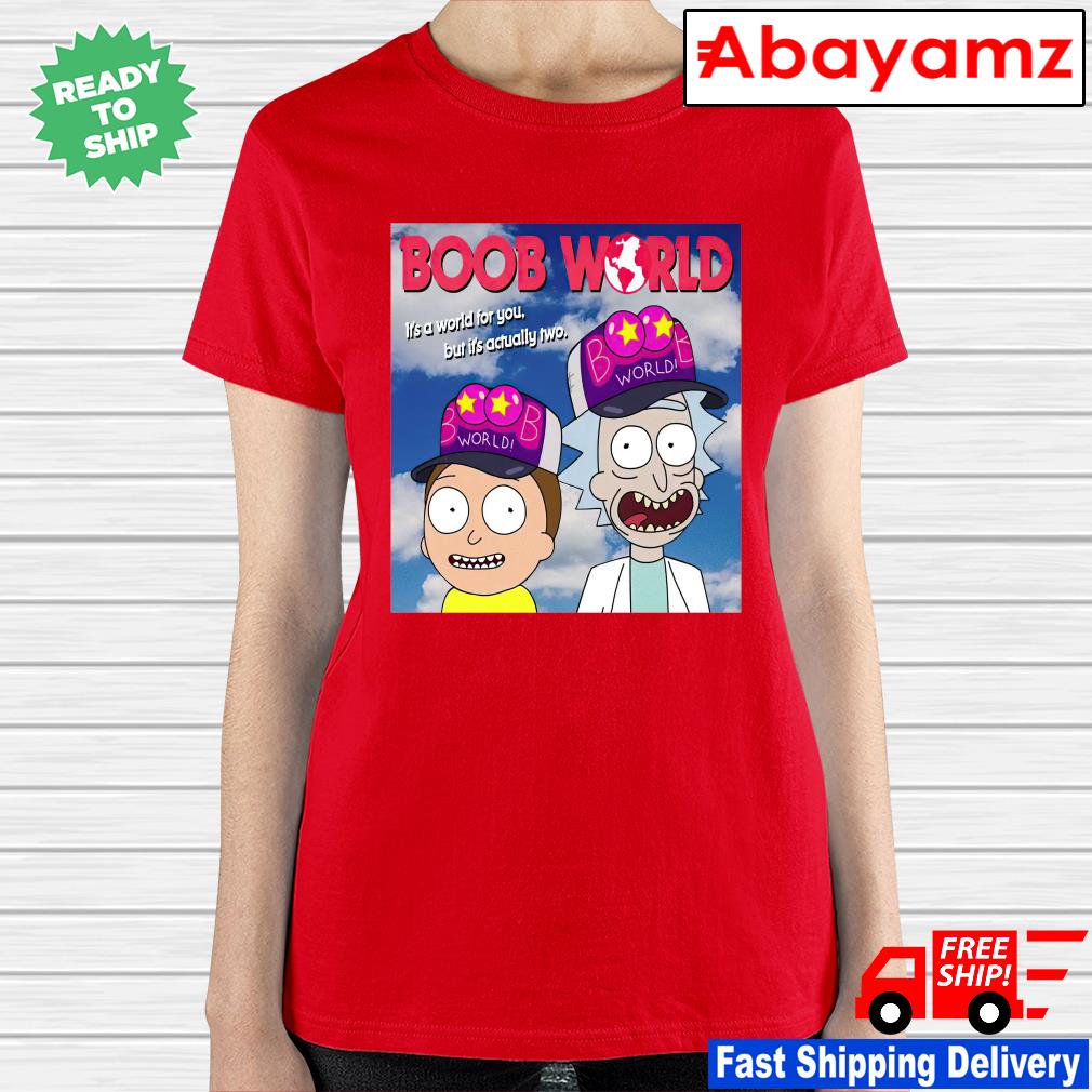 red rick and morty shirt