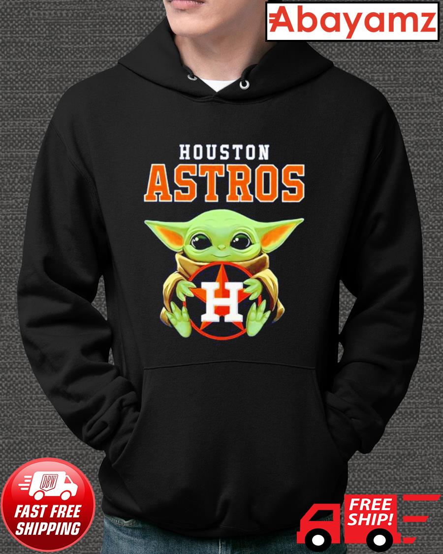 Baby Yoda loves Houston Astros shirt, hoodie, sweater, long sleeve and tank  top