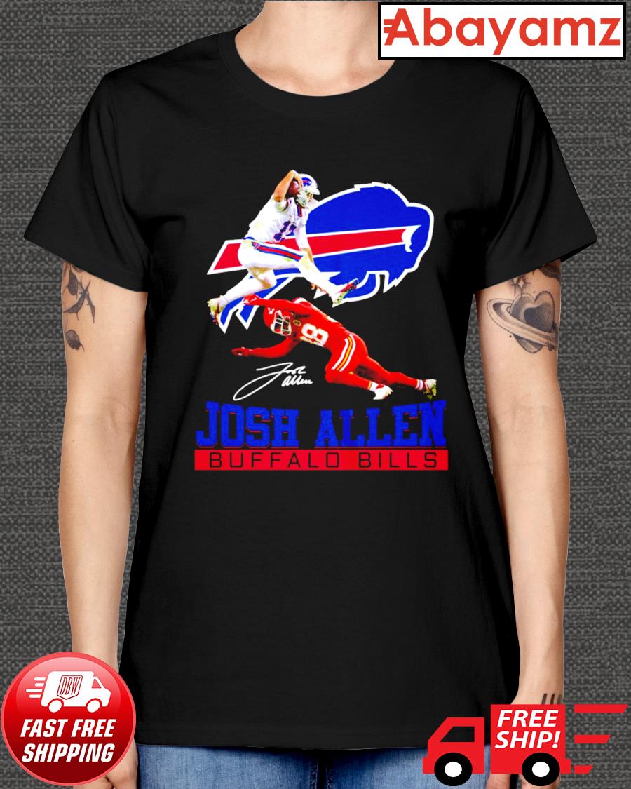 Josh Allen Buffalo Bills signature shirt, hoodie, sweater, long