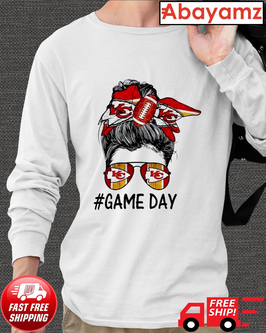 Kansas City Chiefs Messy Bun Shirt