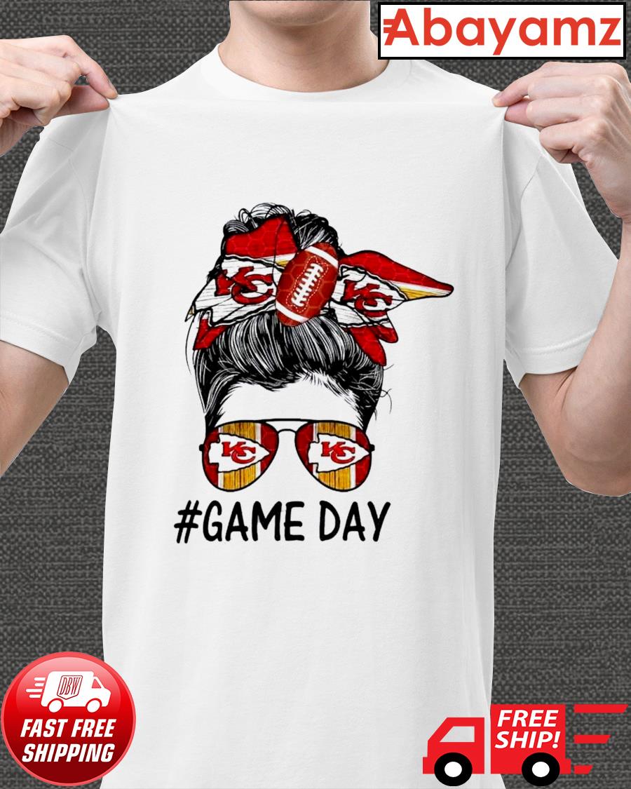 Kansas City Chiefs Messy Bun Shirt