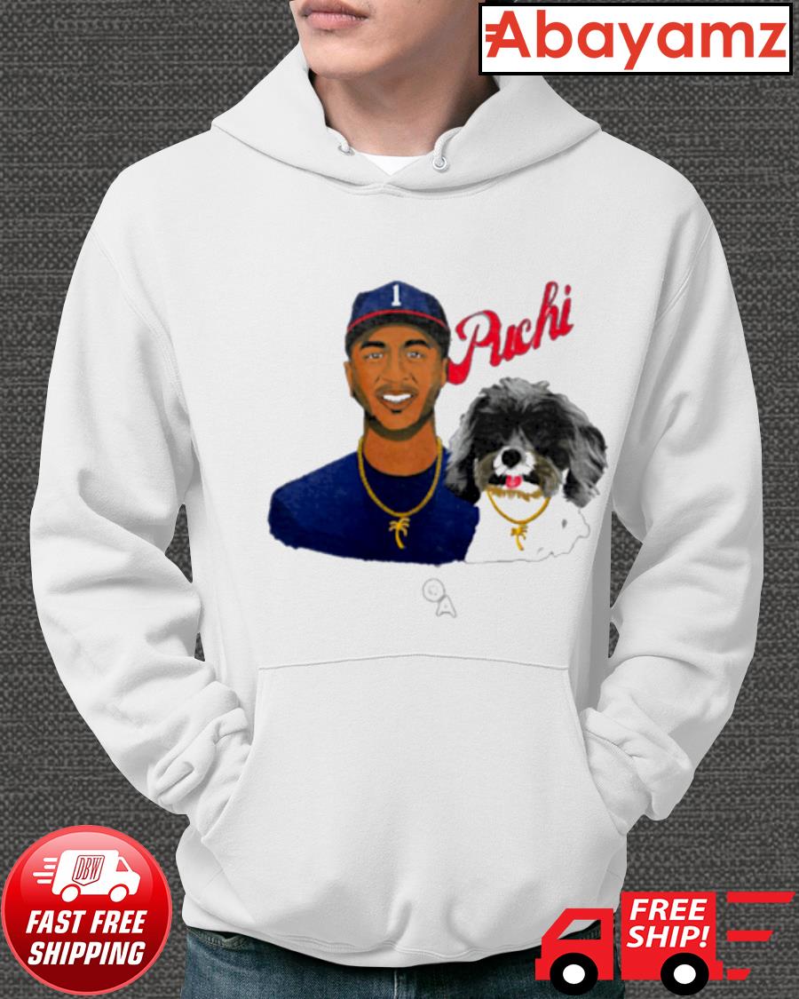 Ozzie Albies and Puchi dog shirt, hoodie, sweater, long sleeve and tank top