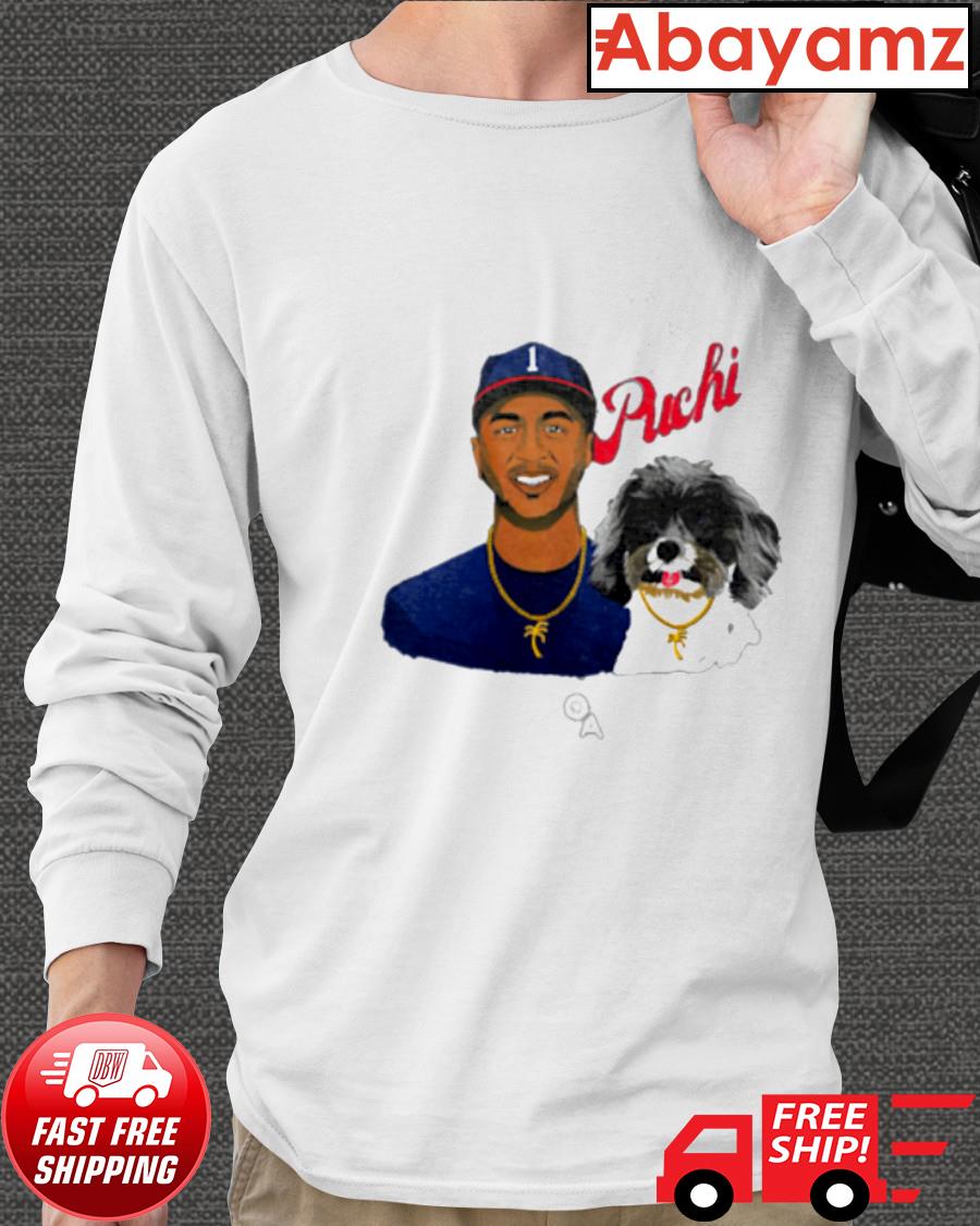 Ozzie Albies and Puchi dog shirt, hoodie, sweater, long sleeve and tank top