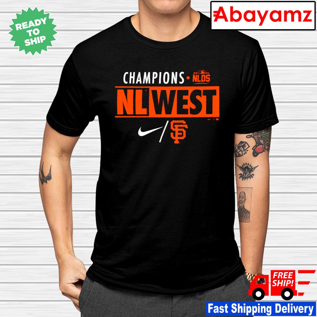 sf giants nl west champions shirt