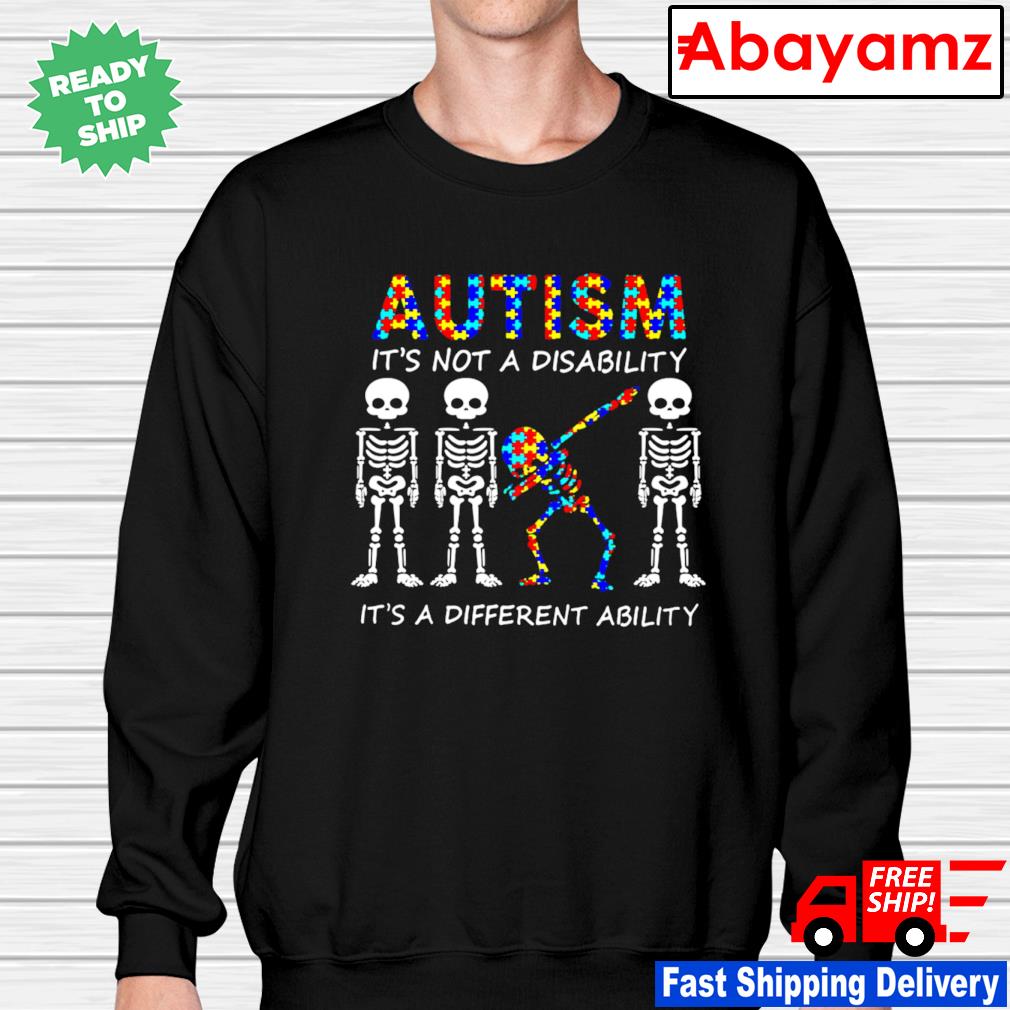 Houston Texans Autism Its Not A Disability Its A Different Ability Shirt -  High-Quality Printed Brand