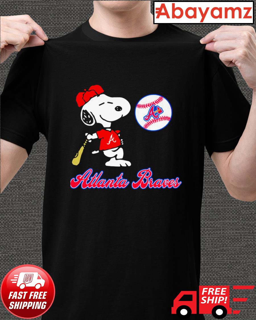 Snoopy And Friends Merry Atlanta Braves Christmas Shirt - High