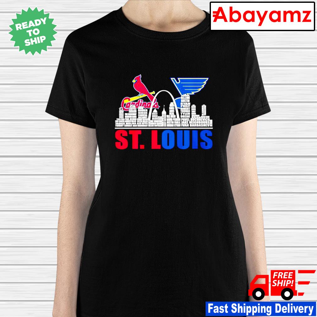 Stl Blues and Cardinals Womens Shirt 