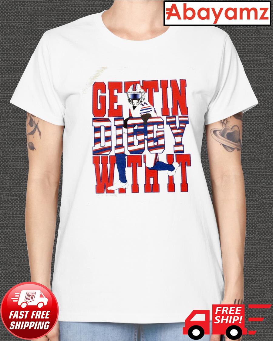 Stefon Diggs Buffalo Bills gettin diggy with it shirt, hoodie, sweater,  long sleeve and tank top