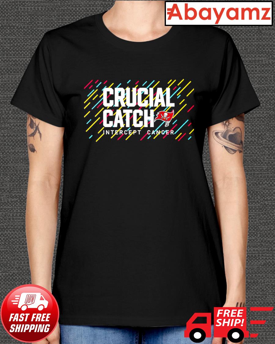 Tampa Bay Buccaneers Intercept Cancer Crucial Catch shirt, hoodie, sweater,  long sleeve and tank top