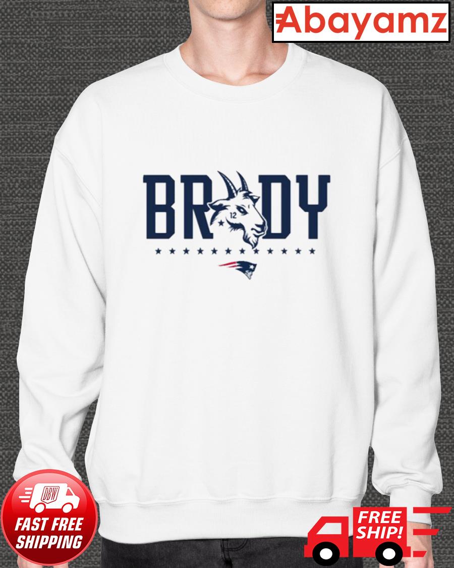 Tom Brady New England Patriots "GOAT" jersey T-shirt  S-5XL 