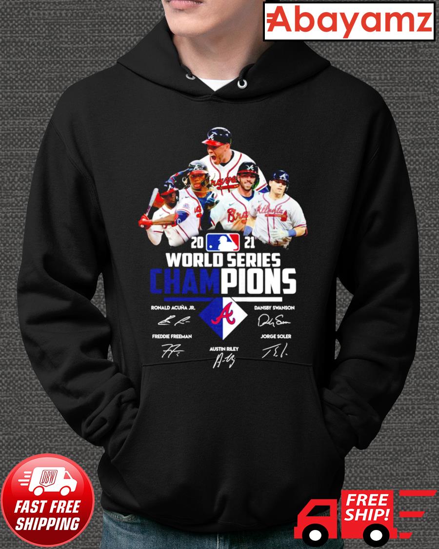 Atlanta Braves World Series Champions Players signature shirt, hoodie,  sweater, long sleeve and tank top