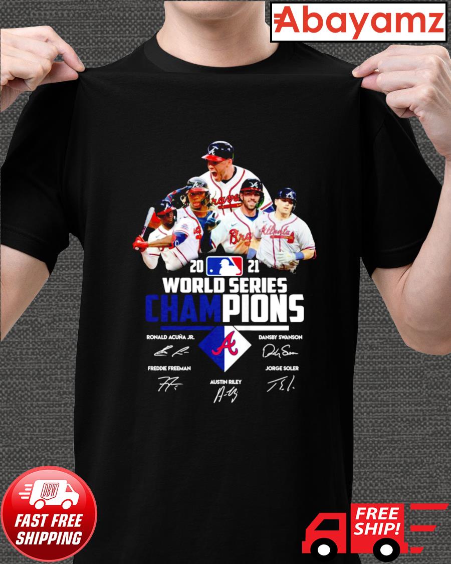 Atlanta Braves World Series Champions Players signature shirt, hoodie,  sweater, long sleeve and tank top