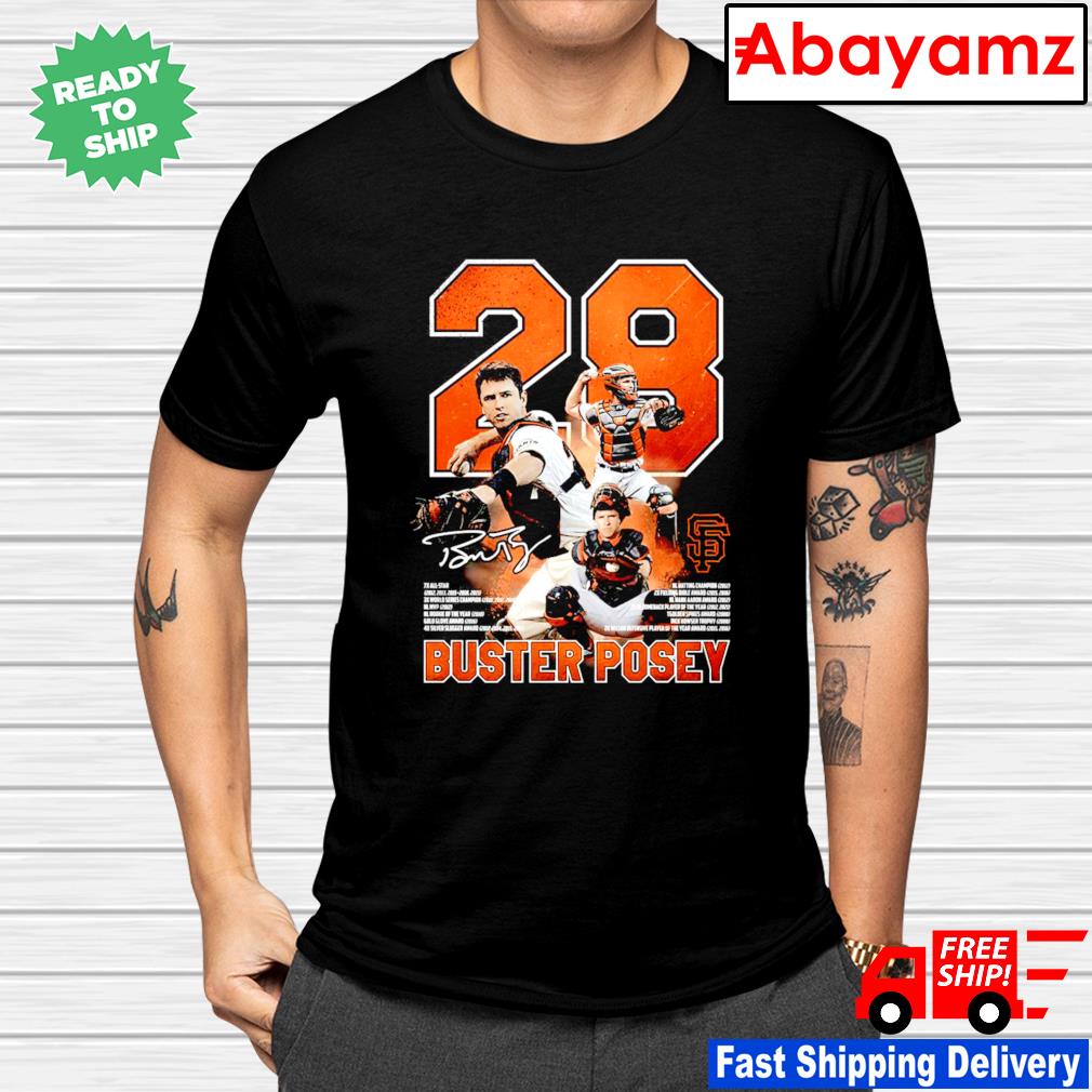 Official Buster Posey 28 San Francisco Giants Signatures Thank Shirt,  hoodie, sweater, long sleeve and tank top