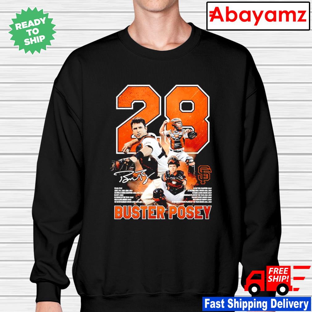 Official Buster Posey 28 San Francisco Giants Signatures Thank Shirt,  hoodie, sweater, long sleeve and tank top