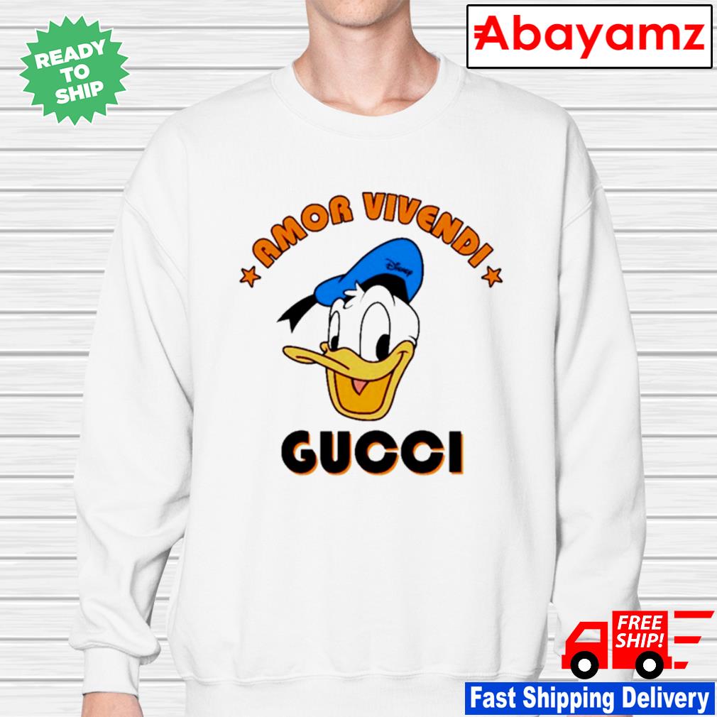 Gucci Donald Duck Amor Vivendi Gucci shirt, hoodie, sweater, long