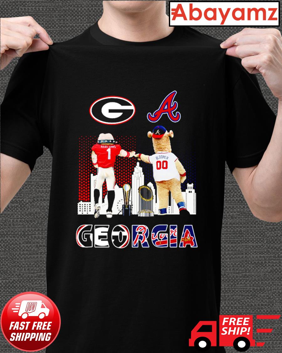 Georgia Bulldogs and Atlanta Braves champions Hairy Dawg and