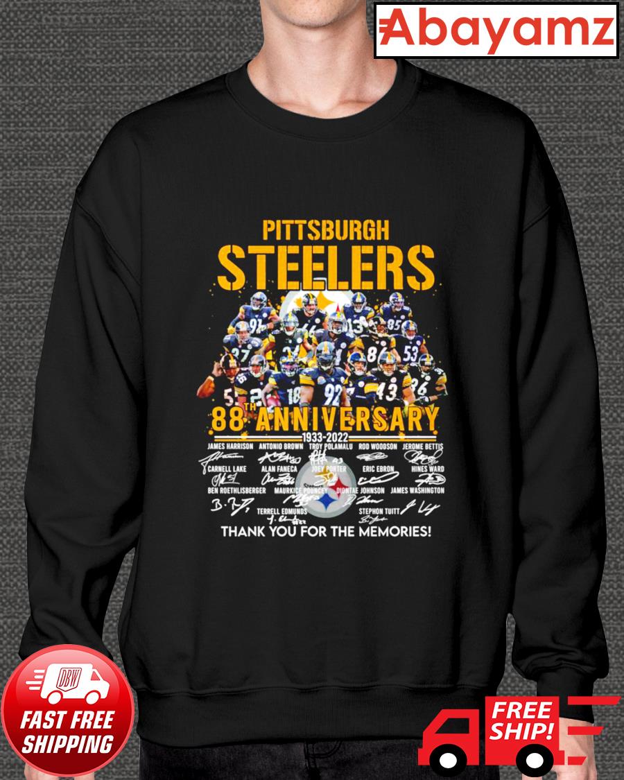 Pittsburgh Steelers National Football League team signature gift t-shirt S-5X...